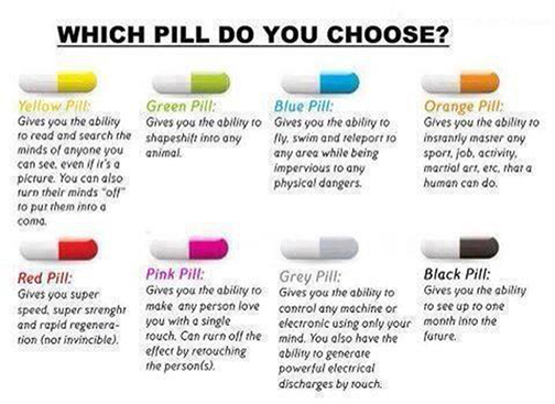 Pill the black the black